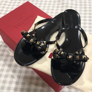 Valentino Garavani Rockstud Jelly Thong